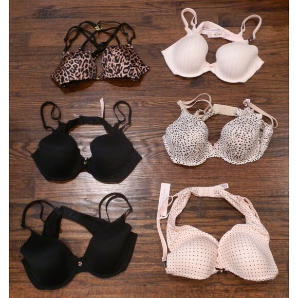 Victoria's Secret Lined Perfect Coverage Bras Set of 6 Size 36B NWT READ - Picture 1 of 2